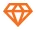 Orange Diamond Icon