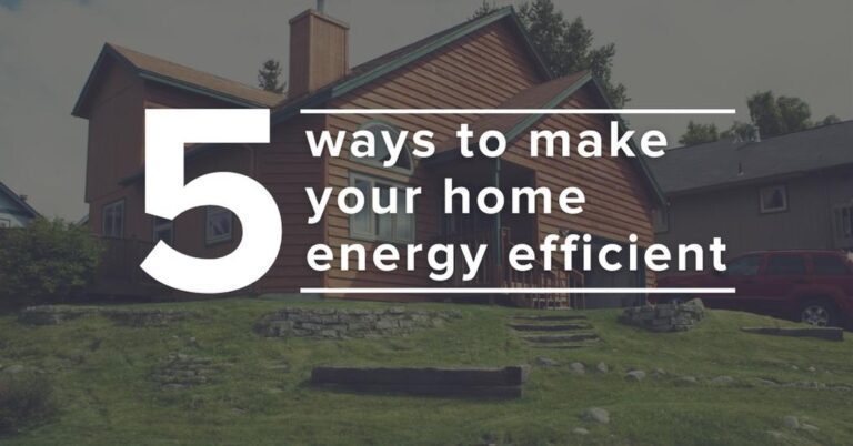 Here are 5 ways to improve your home's energy. With a few simple changes, you can significantly enhance your energy efficiency beyond changing your lightbulbs and keeping the thermostat low.